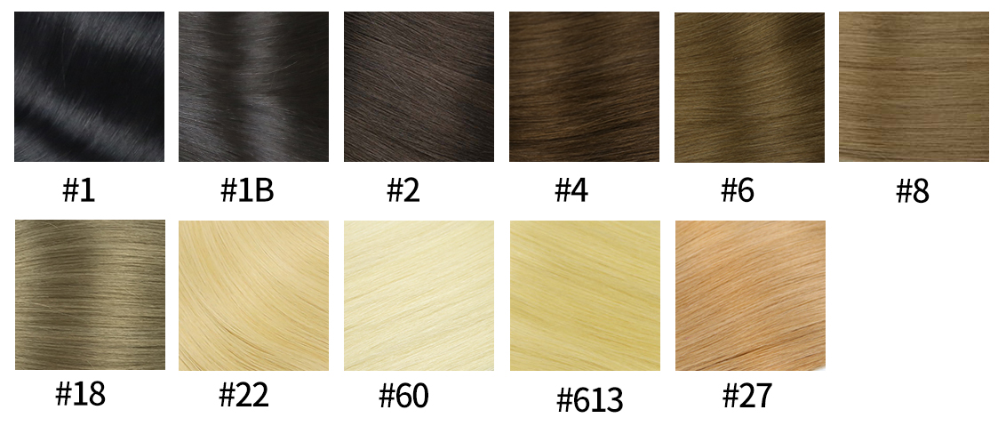 hair extension colors